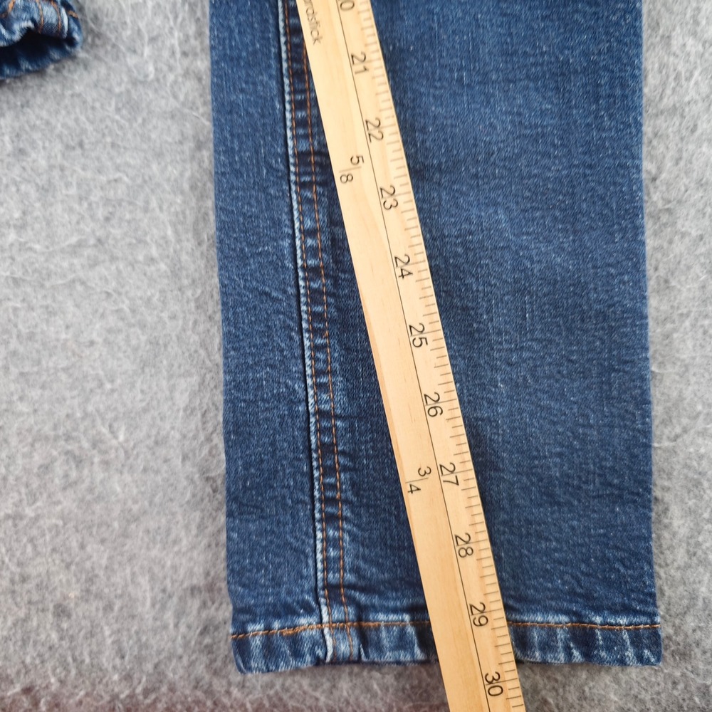 Mott & Bow Boyfriend Jeans Womens 27x30 Blue Denim Slim Straight Leg Pants - Picture 3 of 9